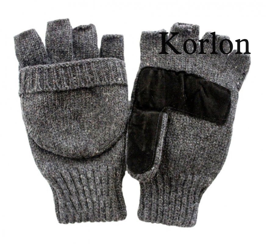 fingerless gloves with cover